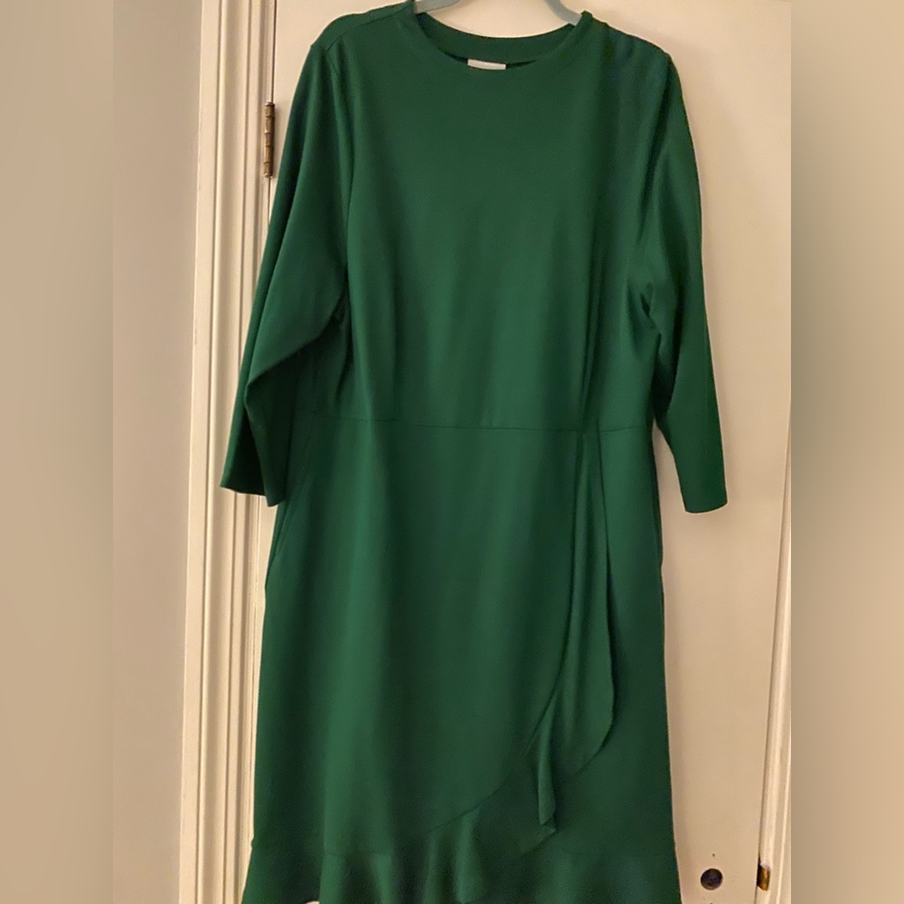JJill XL petite pointe knit dress